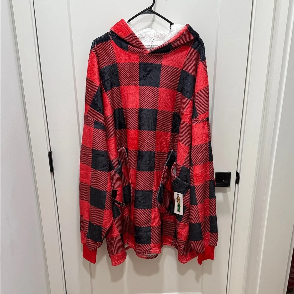 NWT Tipsy Elves Lumberjack Blanket Hoodie